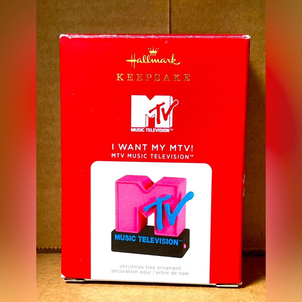 MTV Music Television Lite Up Musical Hallmark Keepsake Ornament